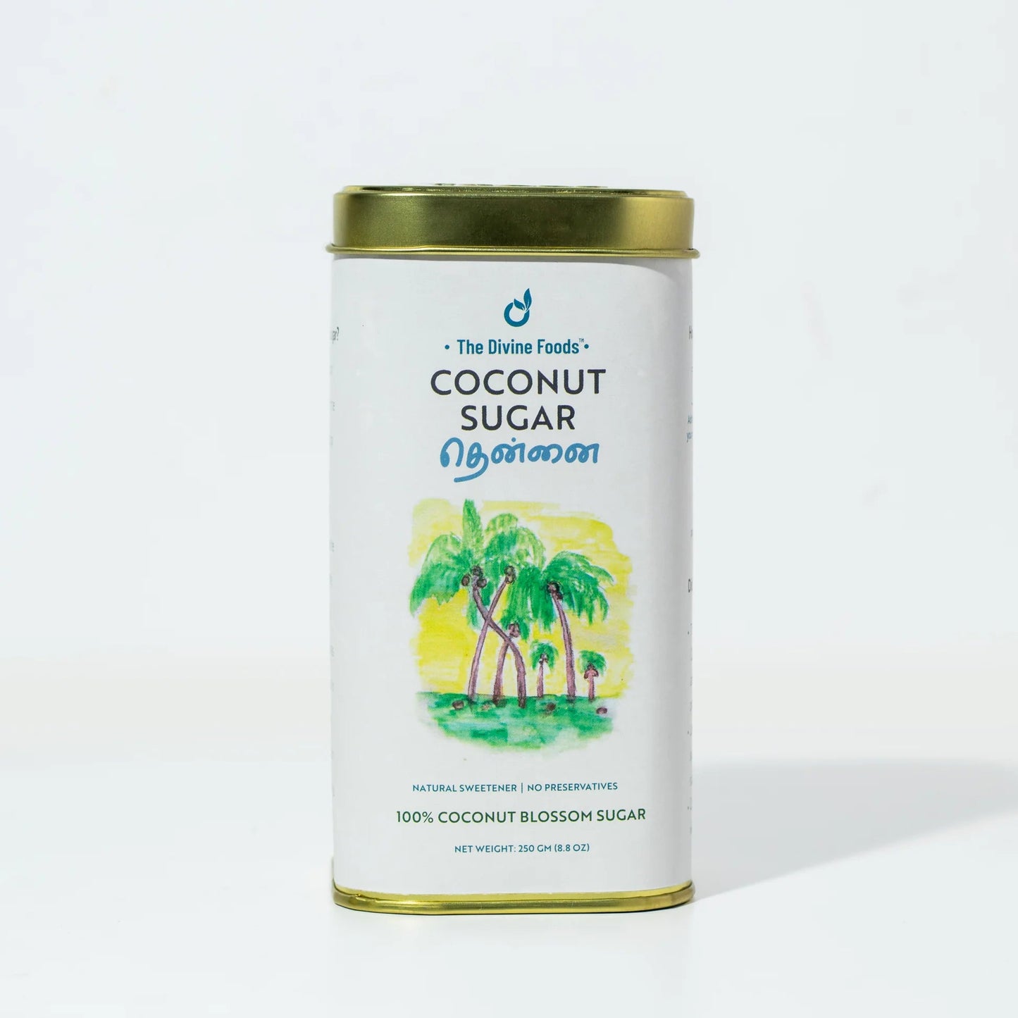 Natural Sweetener and Unrefined Sugar Alternative from Coconut Palm Sap - The Divine Foods