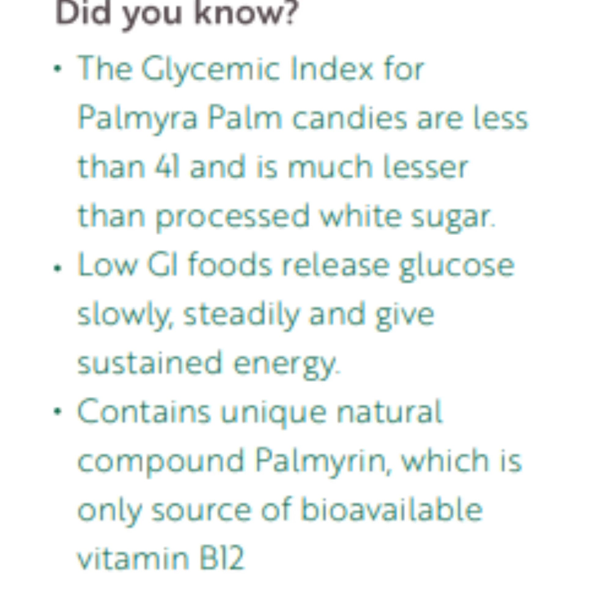 Organic Palm Candy | Natural Sweetener, Sugar Alternative | Unrefined - The Divine Foods