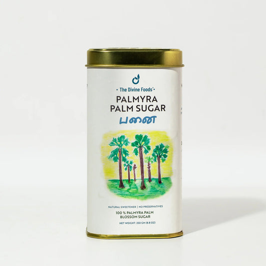 Organic Palmyra Palm Sugar | Natural Sweetener, Sugar Alternative | Unrefined - The Divine Foods